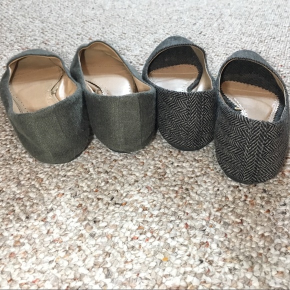 2 pairs of BGD Urban Outfitters fabric flats - Picture 5 of 8